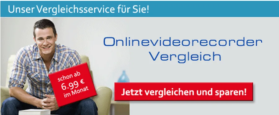 Jetzt hier Tarife für Onlinevideorekorder vergleichen